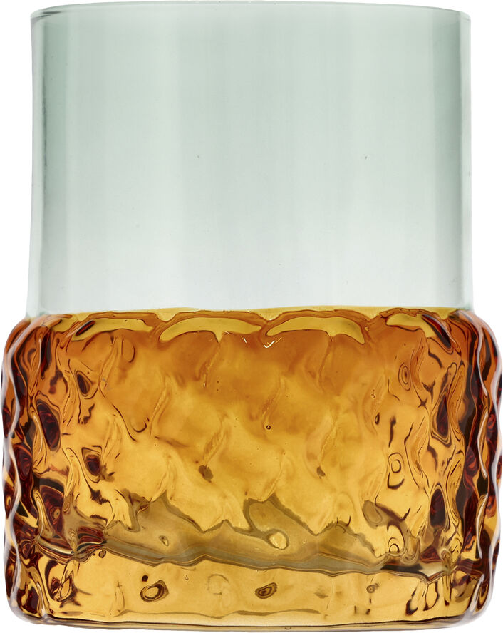 Fyrfadsstage Styles 7,7 x 10 cm Blå/Amber