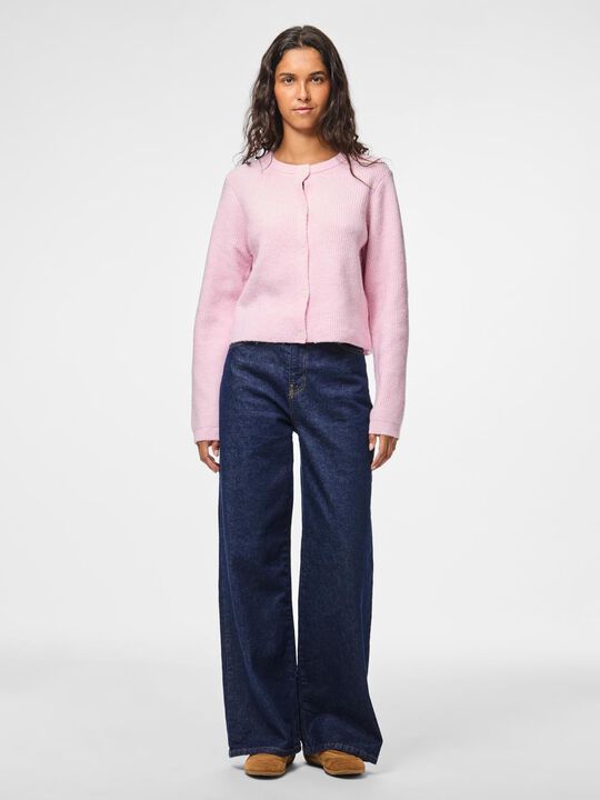 PCSILLY LS O-NECK KNIT CARDIGAN NOO