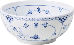 Blue Fluted HL Bowl 110cl