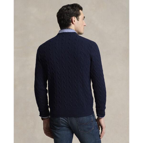 Cable-Knit Wool-Cashmere Sweater