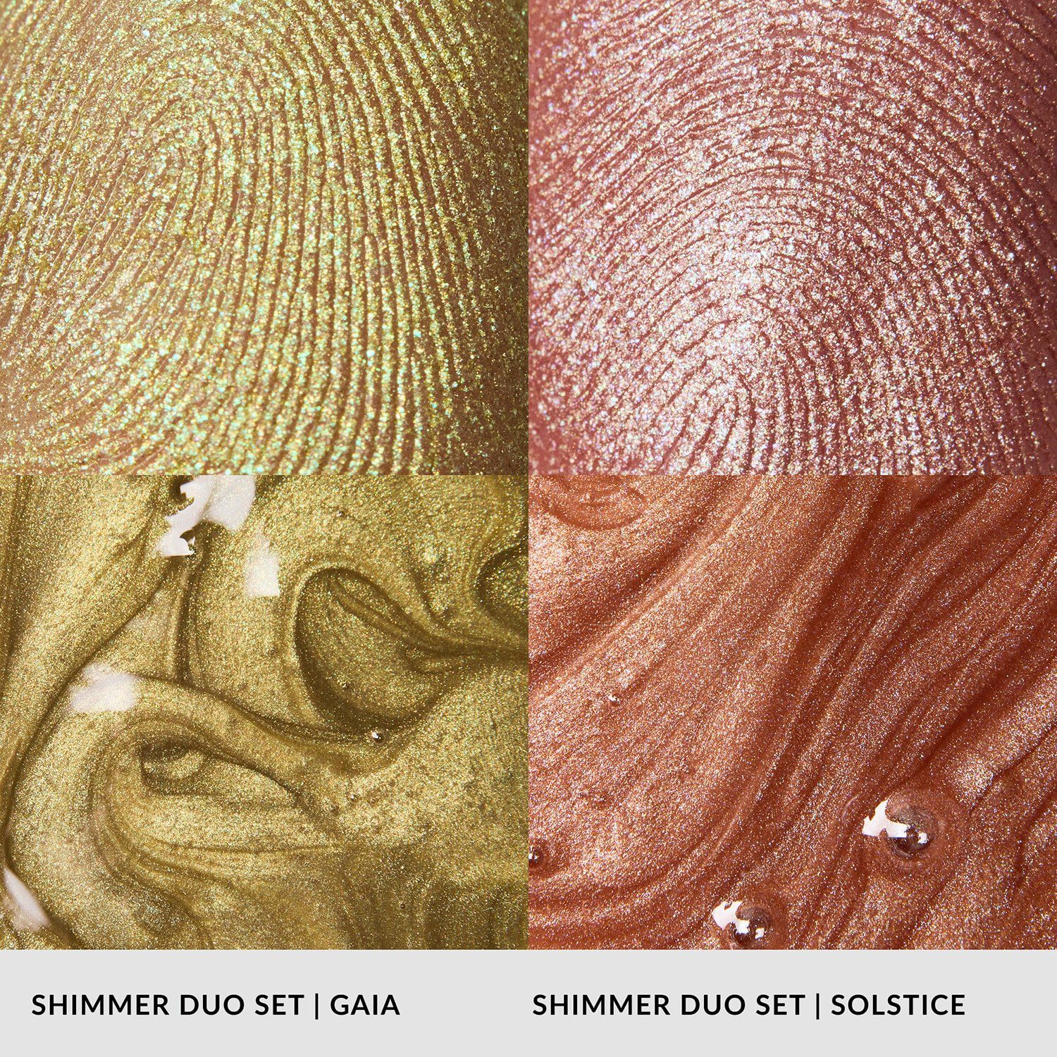 Shimmer Duo Set Solstice - S&aelig;t med highlighter og lipgloss