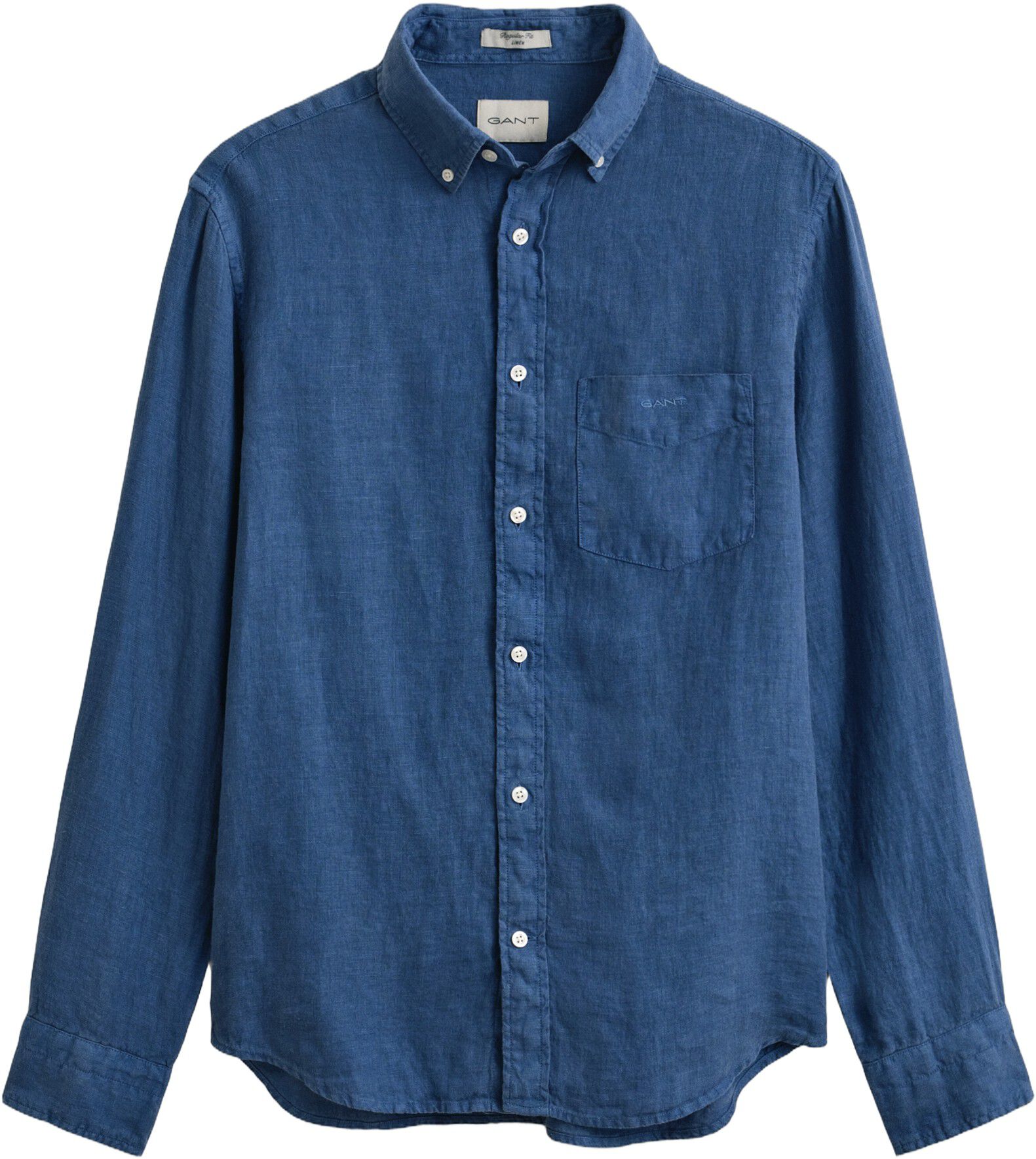 REG GMNT DYED LINEN SHIRT