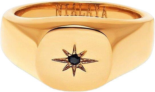 Women's Skyfall Starburst Signature Ring in Gold