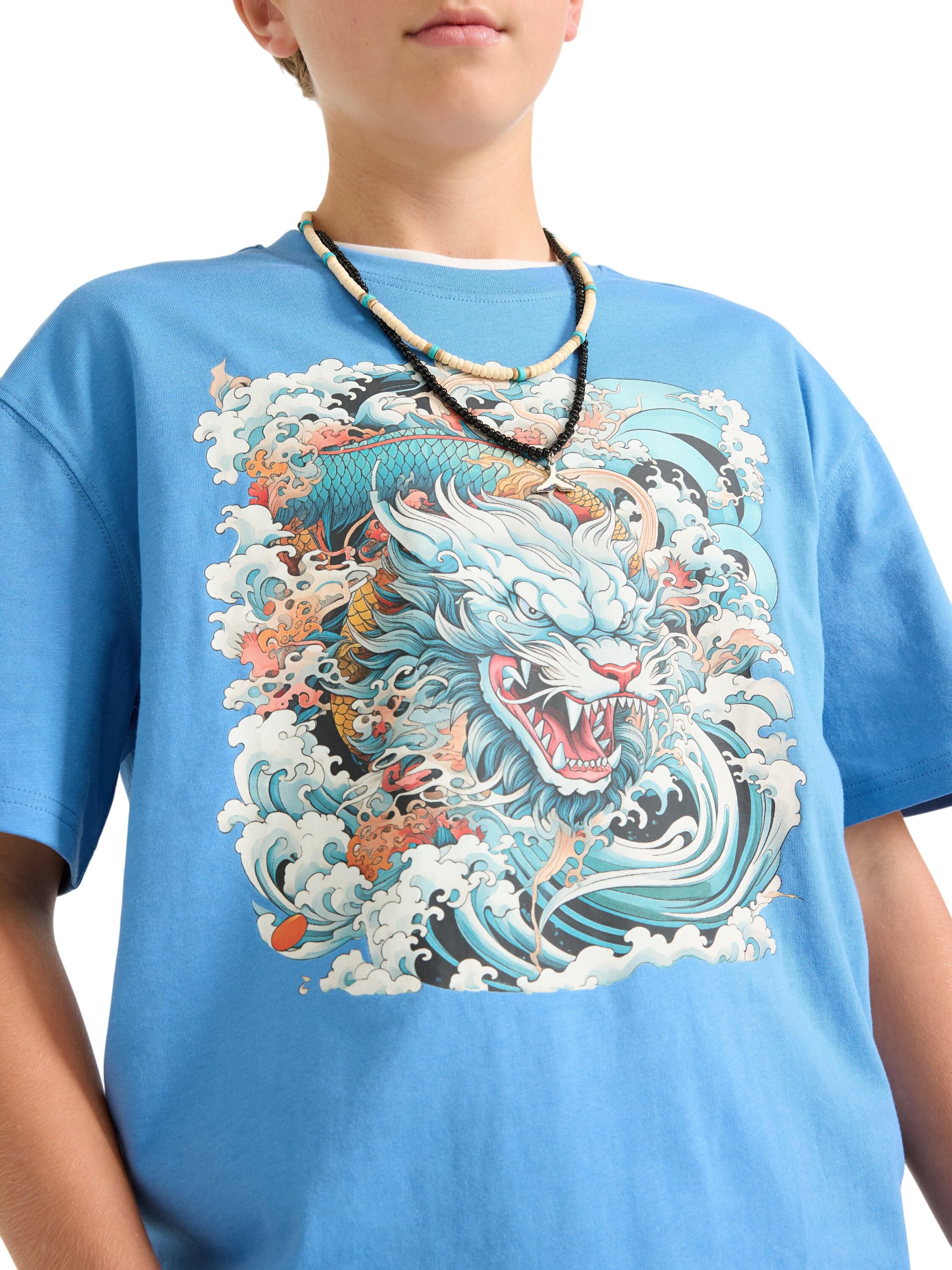 T-shirt with a relaxed fit and shor