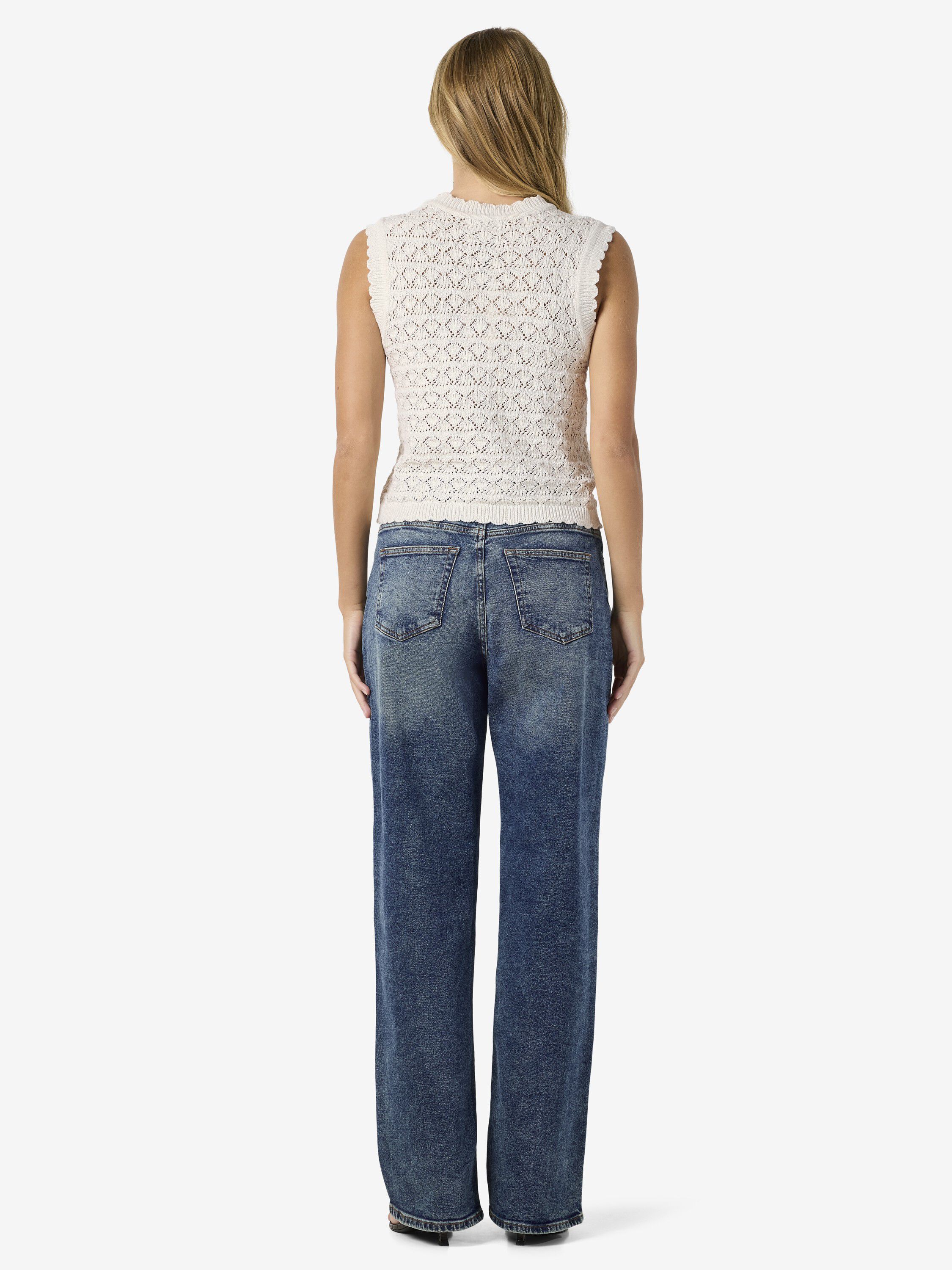 NMLAIKA S/L O-NECK KNIT TOP FWD