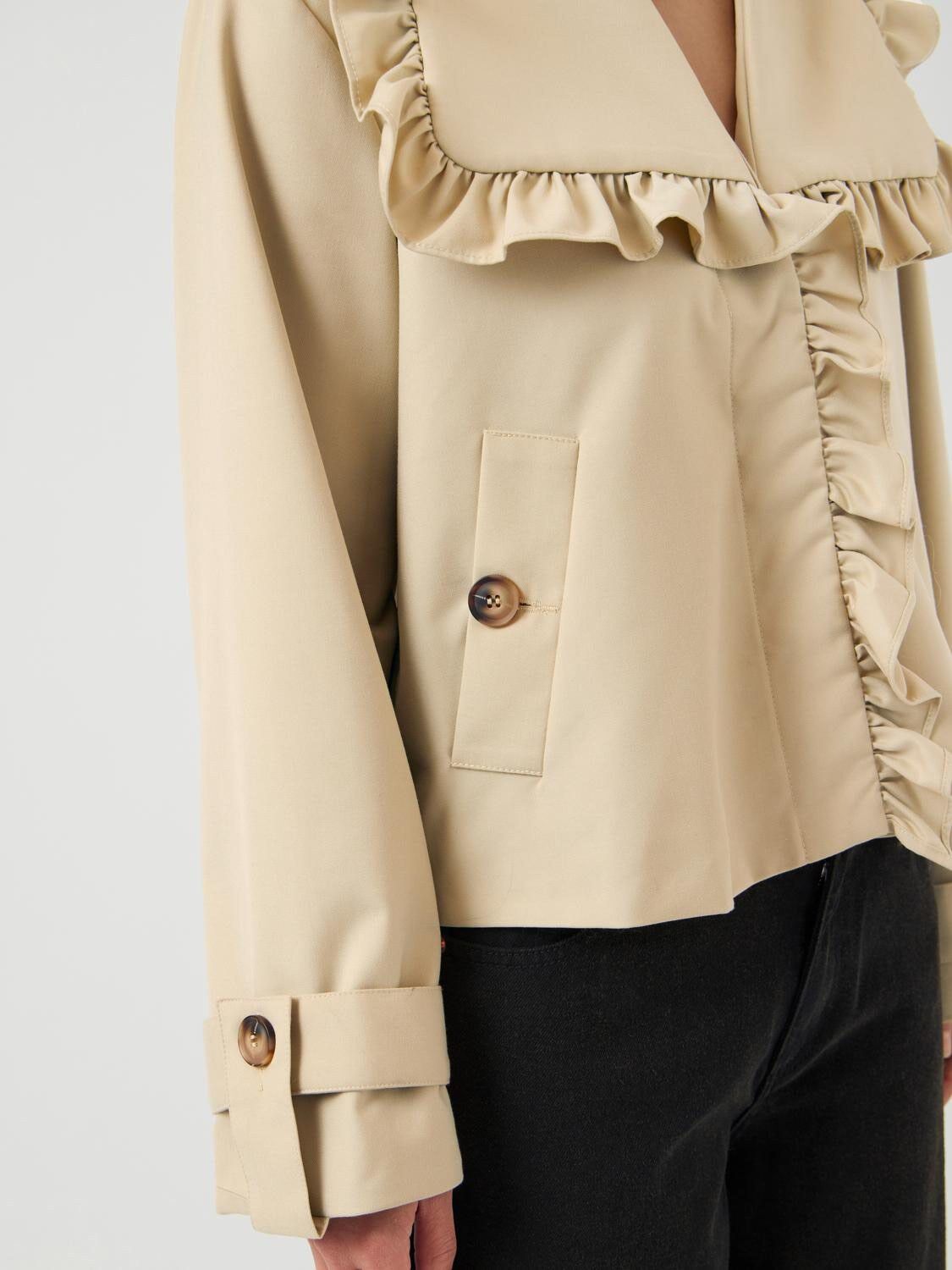 YASELSANA LS SHORT TRENCHCOAT