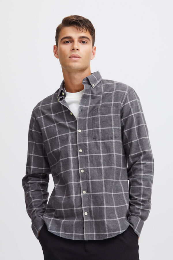 CFANTON LS BD big checked shirt