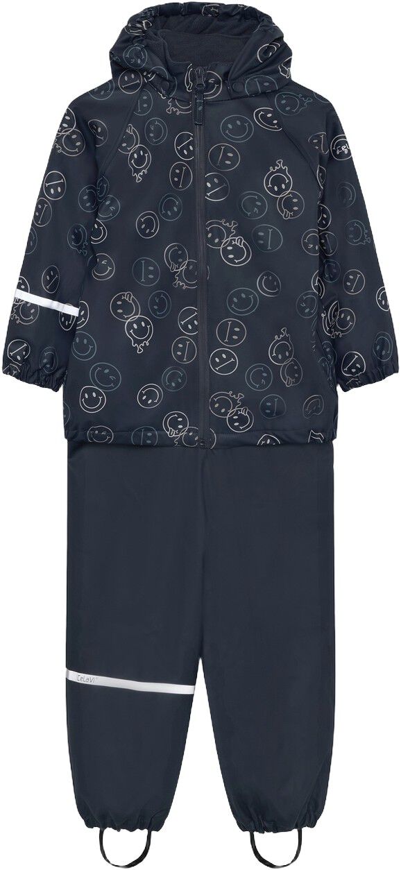 Rainwear Set - AOP, w. fleece