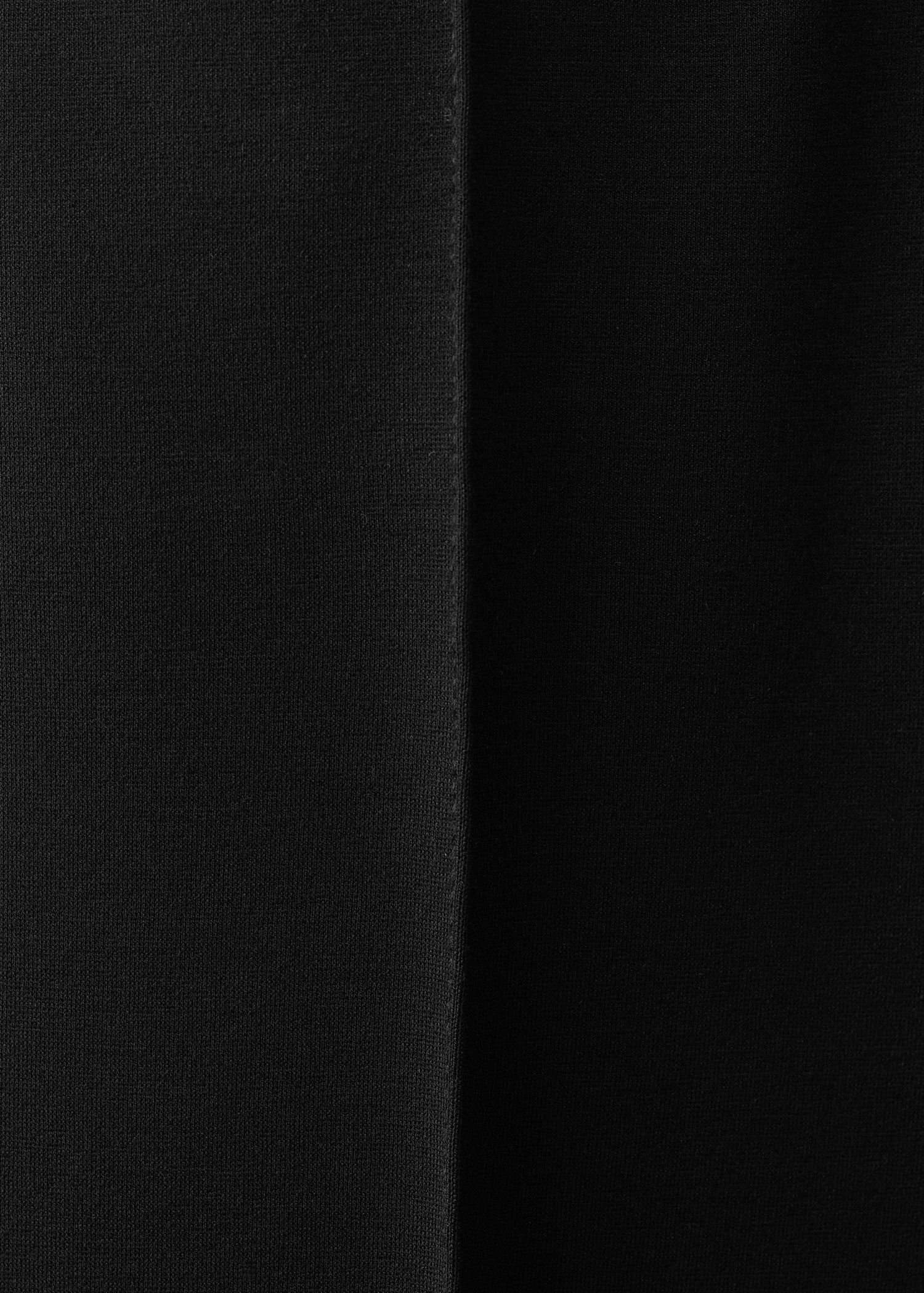 Straight mid-rise trousers