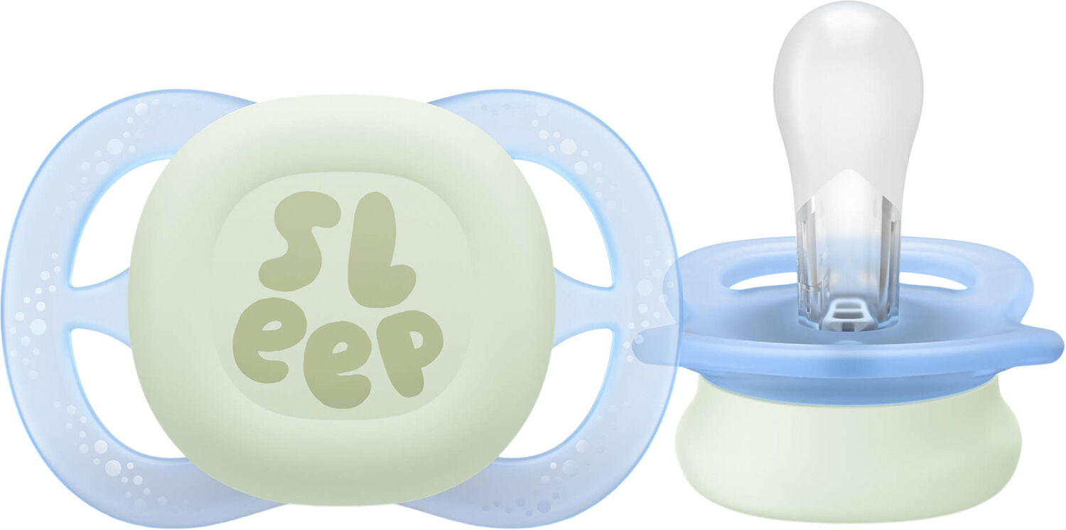 Philips Avent Soother ultra start Nighttime - Pakke med 2 -