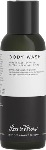 Organic Body Wash Lemongrass Travel Size 50 ml.