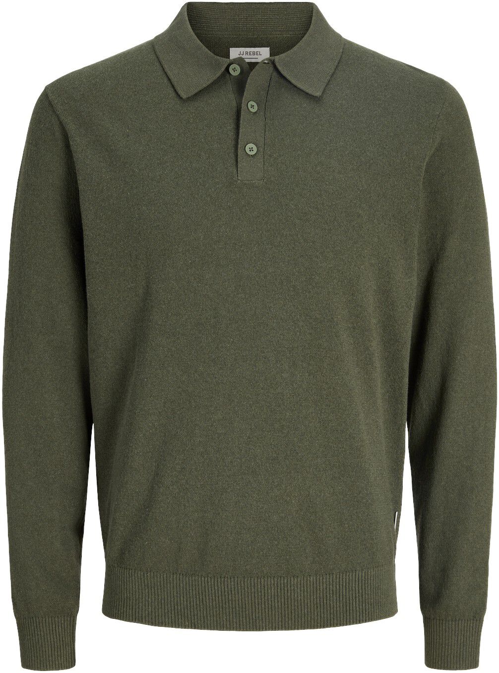 JREBCALLUM KNIT POLO NECK LS