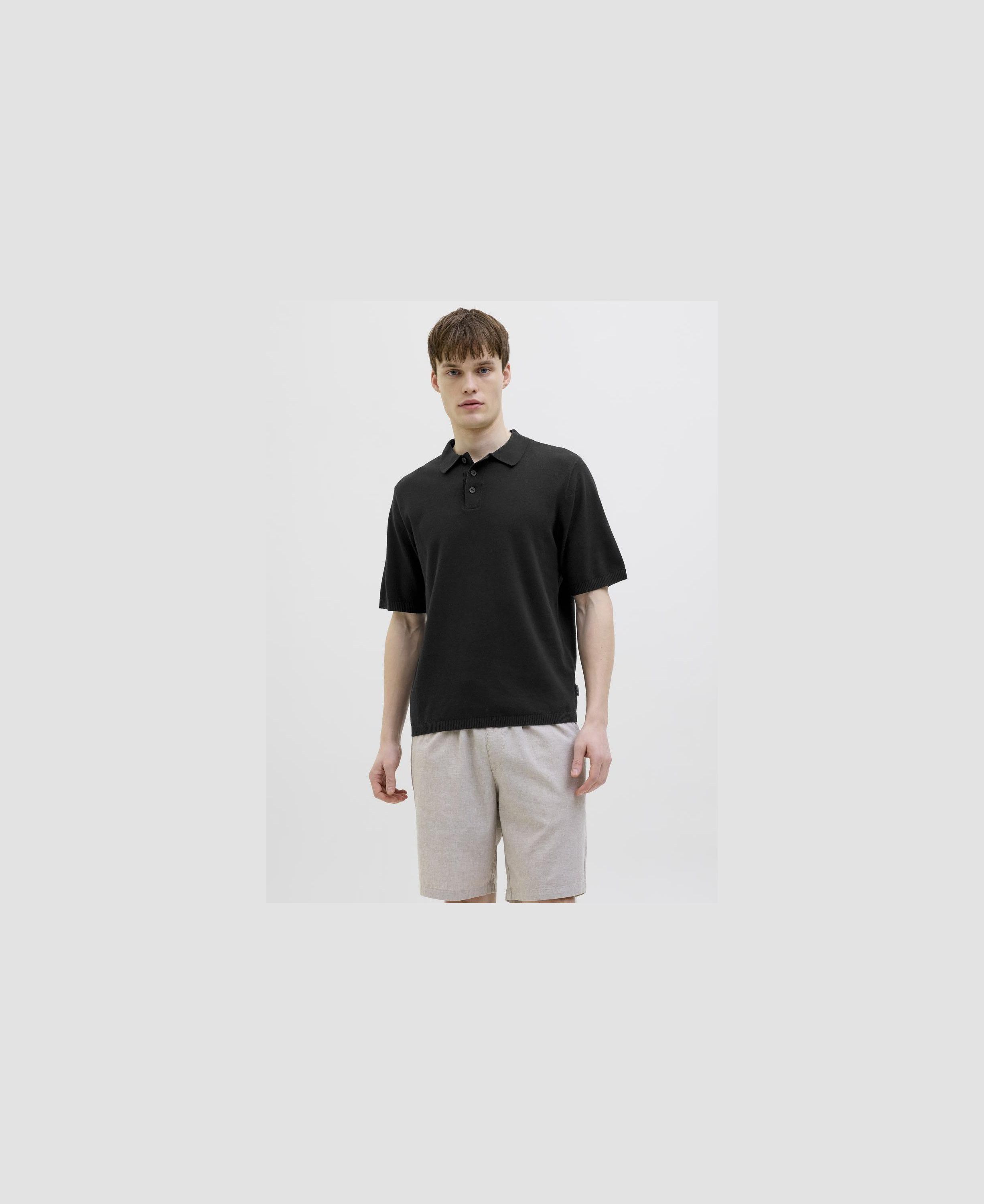 JREBCALLUM KNIT POLO SS