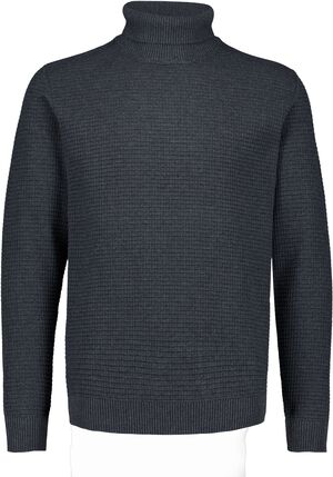 Structure roll-neck knit