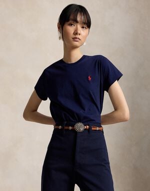 Classic Fit Cotton Jersey Crewneck Tee