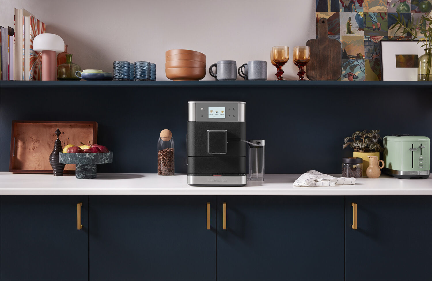 KITCHENAID fuldautomatisk espressomaskin-5KES8557EBK