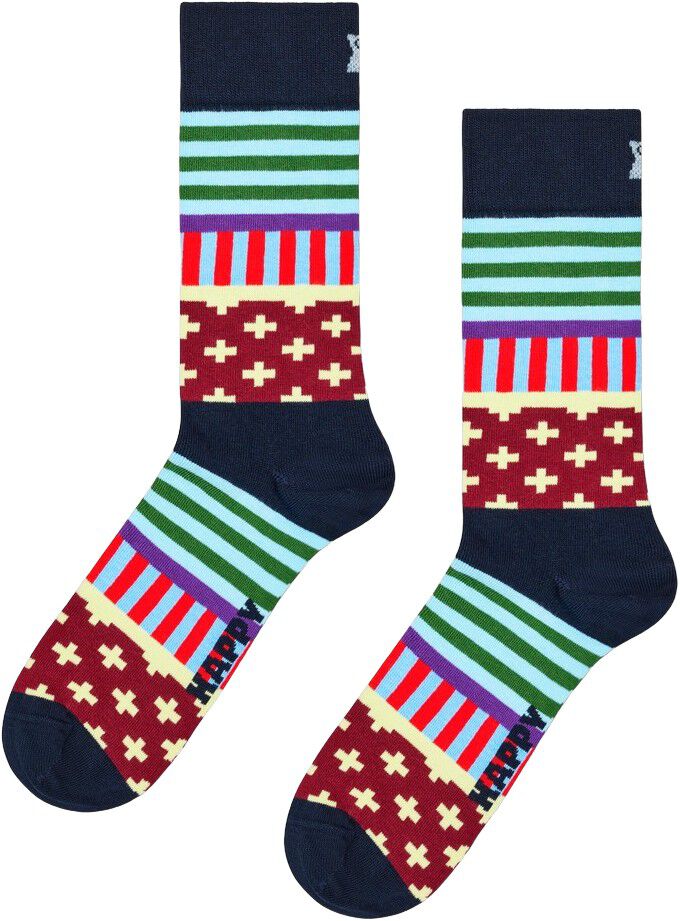 Blocked Stripe Sock