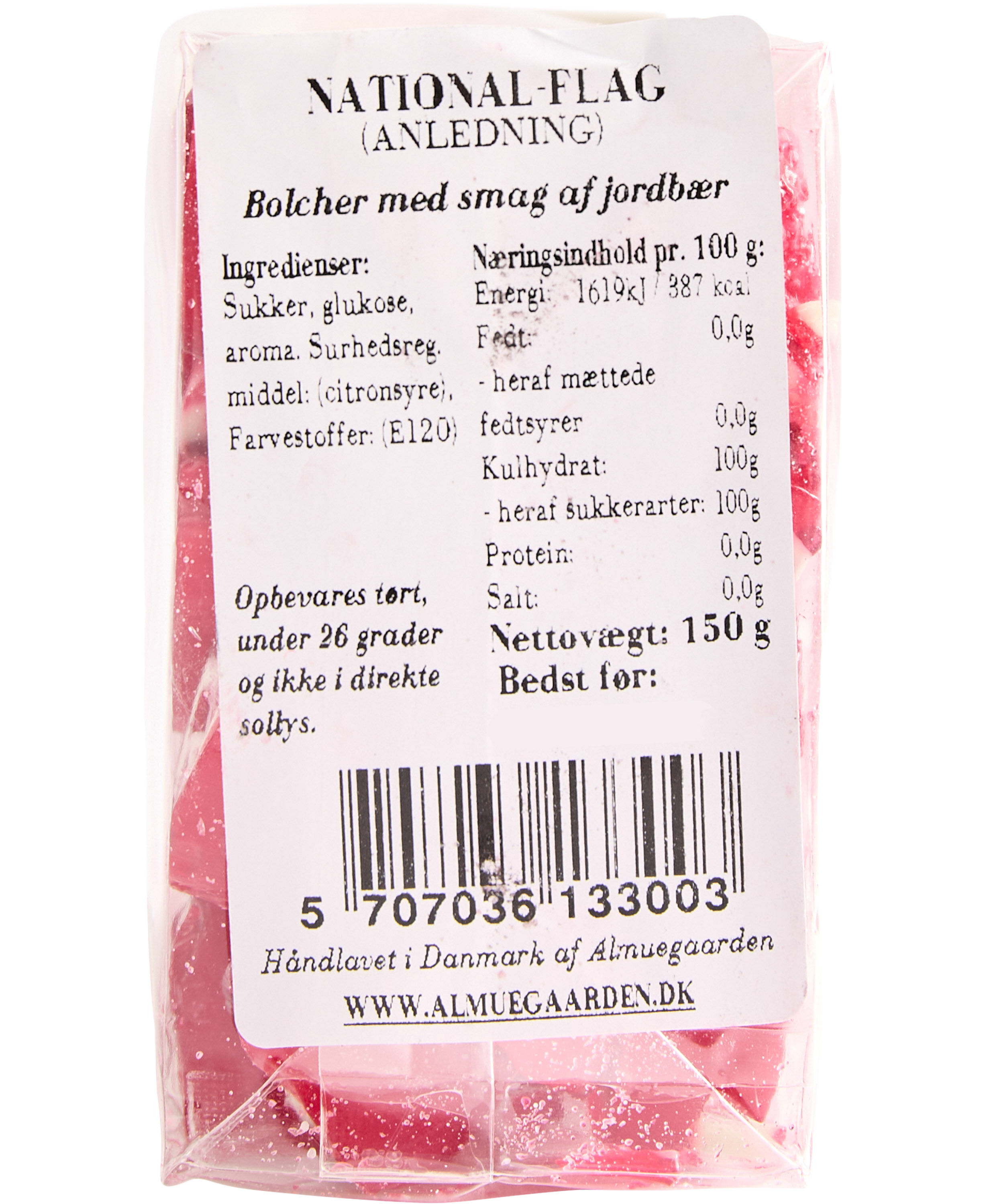 Turist-Gave&aelig;ske med danske flag, H. C. Andersen og andre national bolc