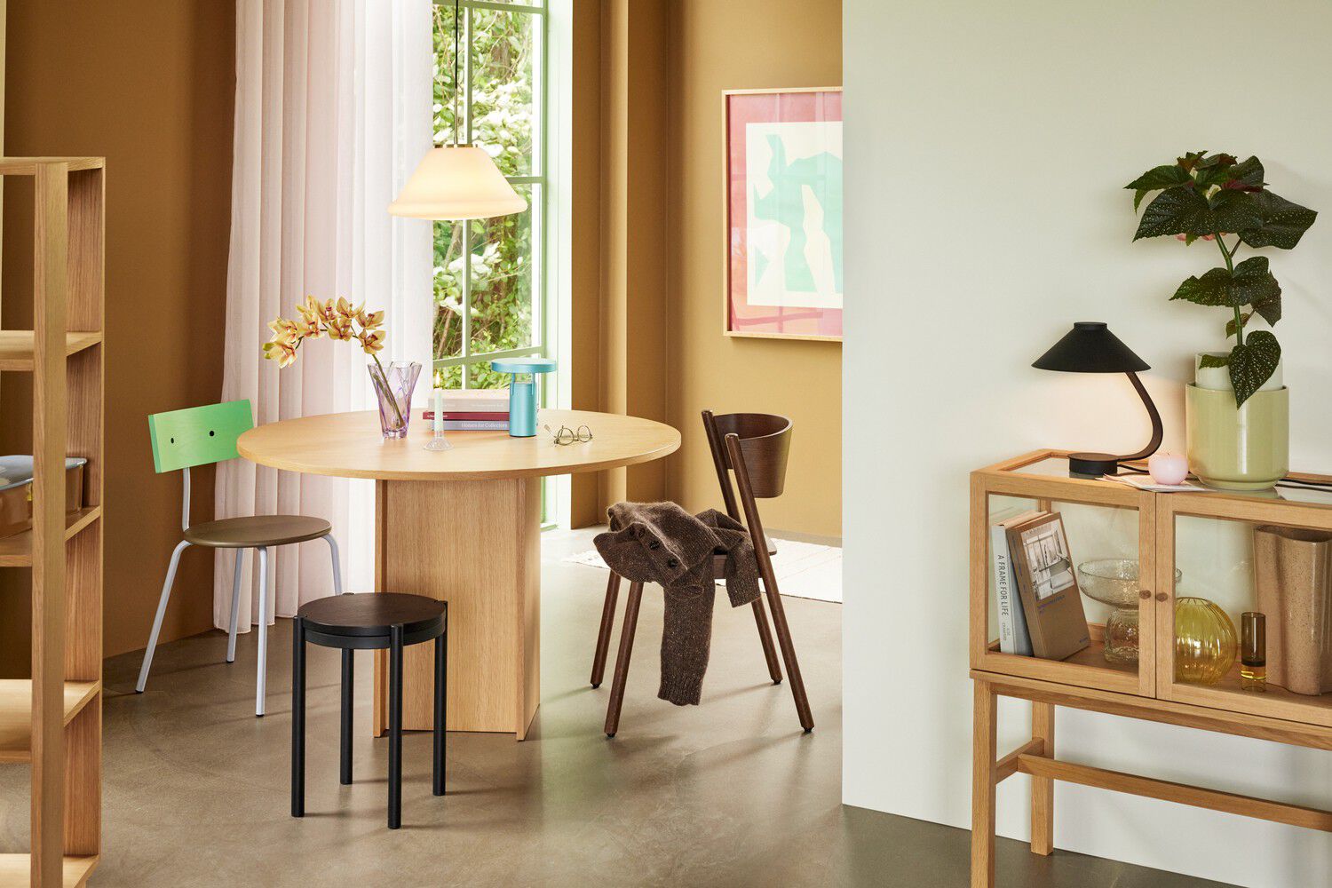 BringMe Portable Lamp Mini Metallic Turquoise