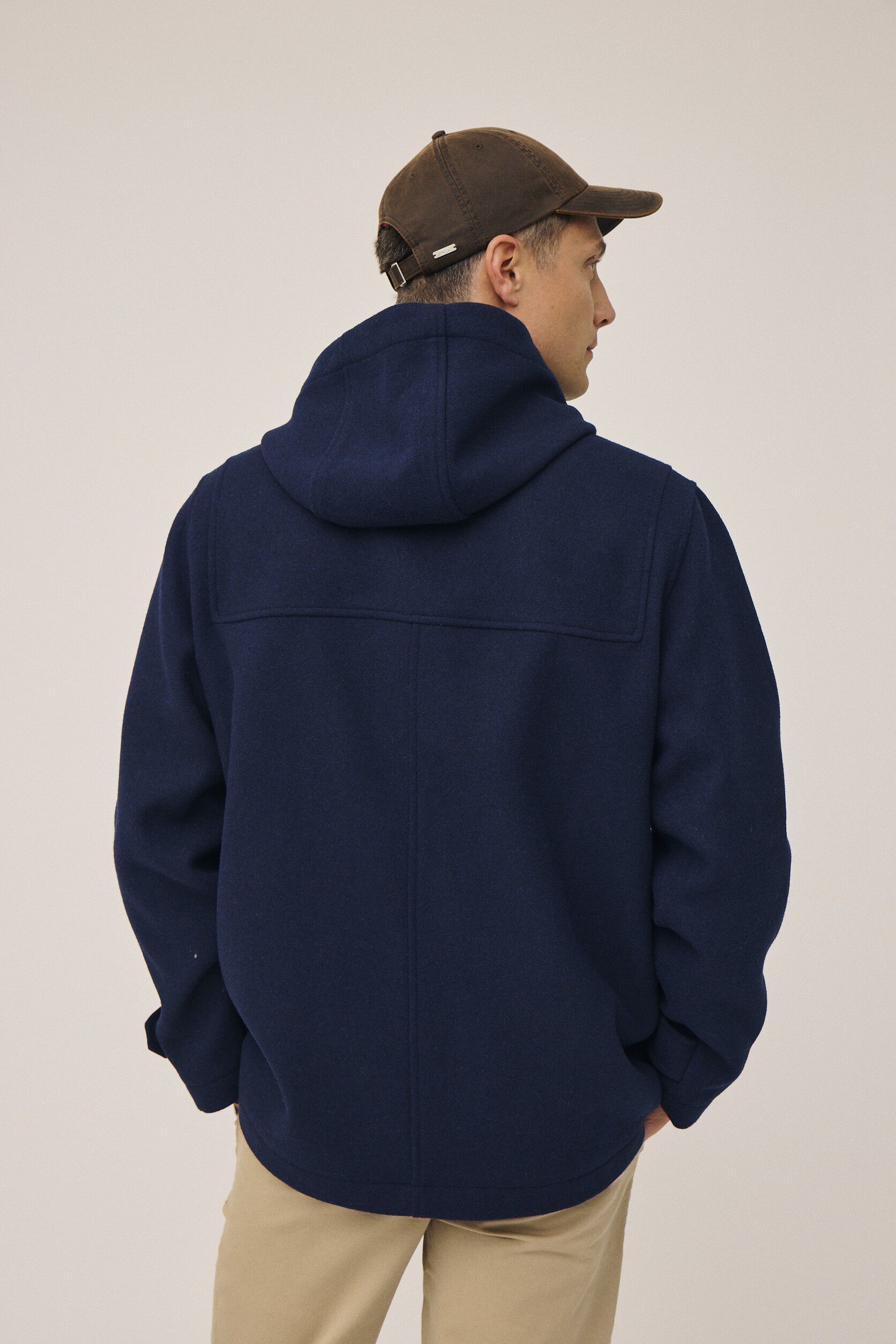 Arch 1 Duffle jakke m. h&aelig;tte - Uldmix GRS