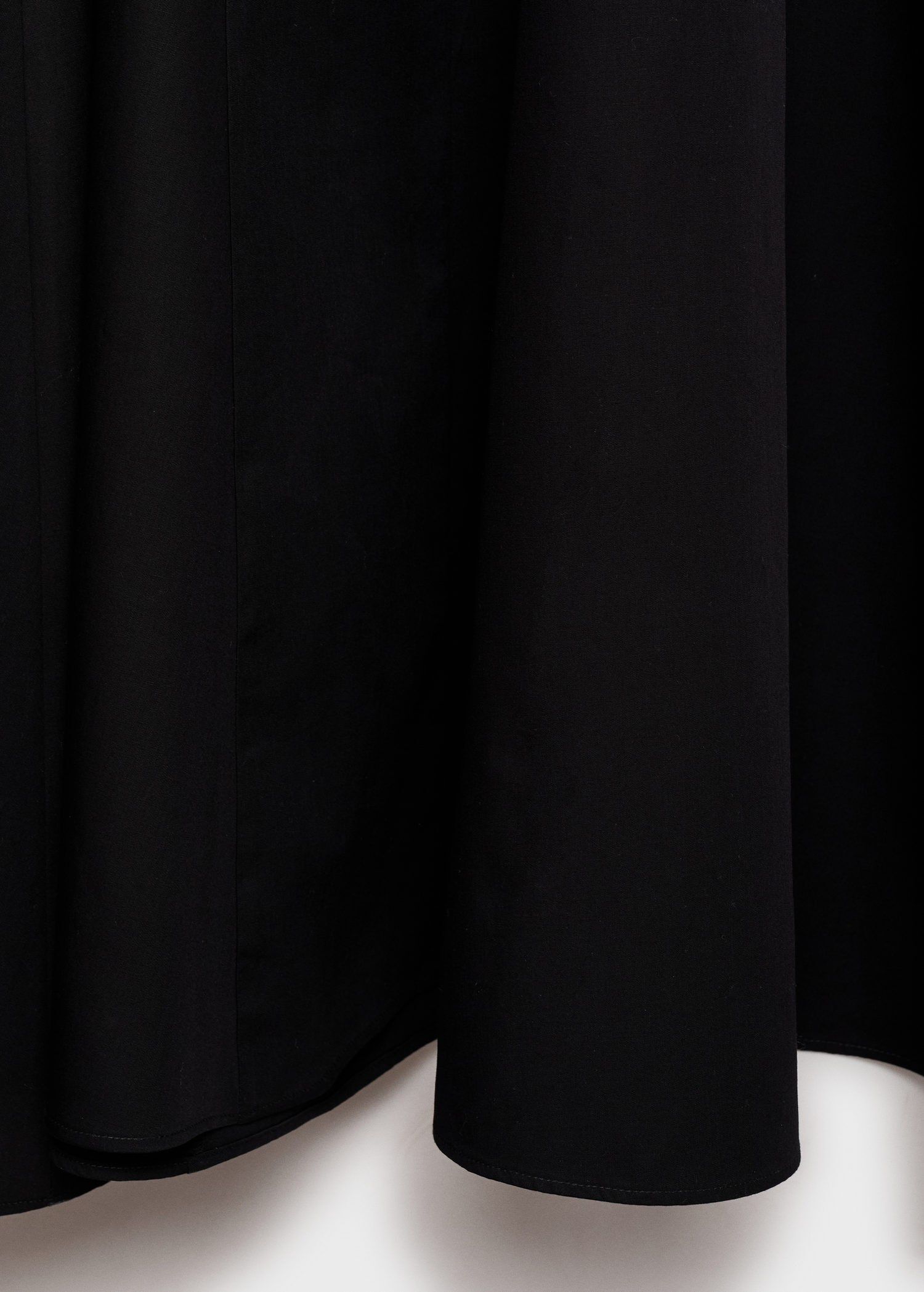 Flared dress with ruffles