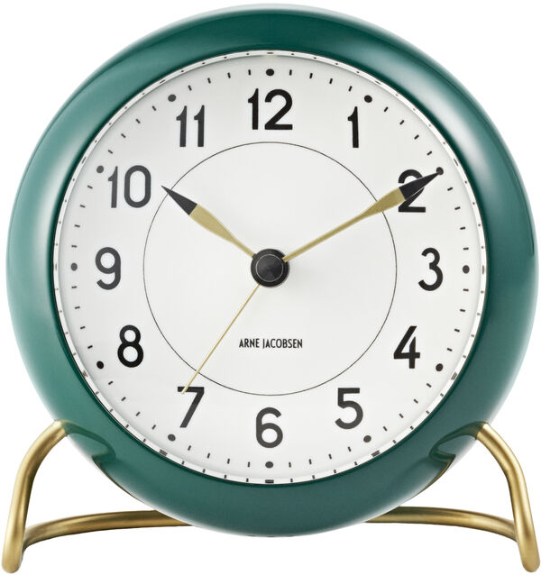 Station bordur grøn/hvid, Ø 11 cm, alarm