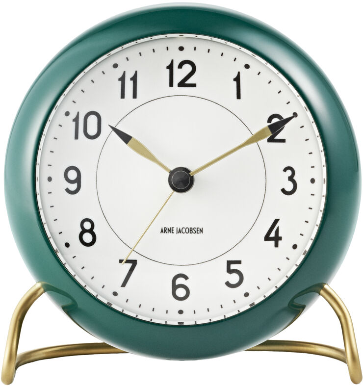 Station bordur grøn/hvid, Ø 11 cm, alarm