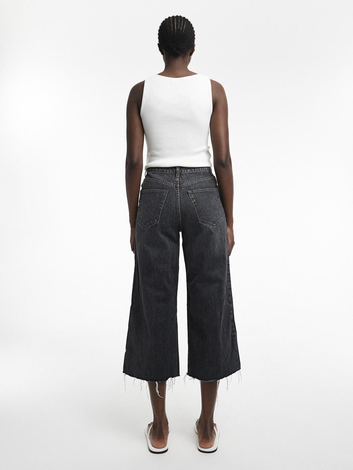 TSVERA HR WIDE CROPPED DNM JEANS BL