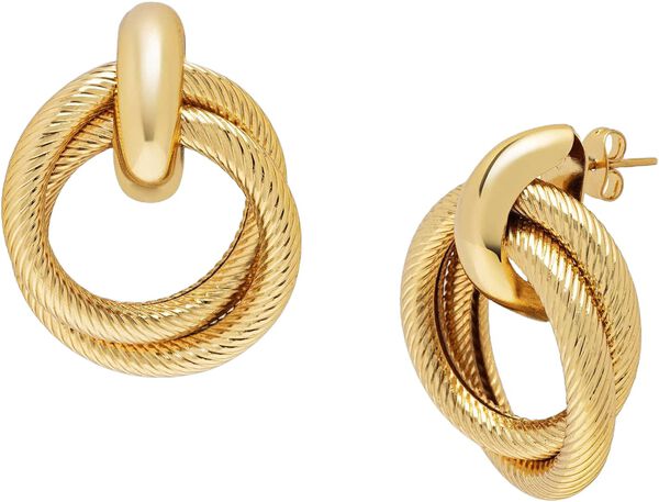 Women's Double Hoop Earrings