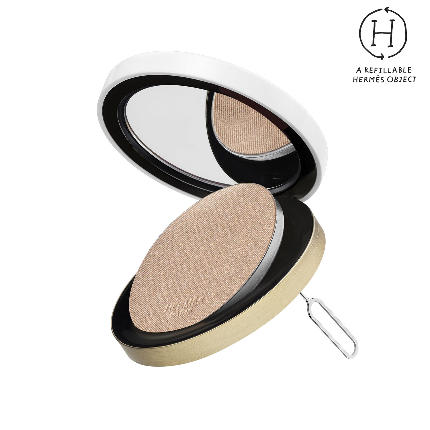 Herm&egrave;s Plein Air, Radiant glow powder refill, Mirage