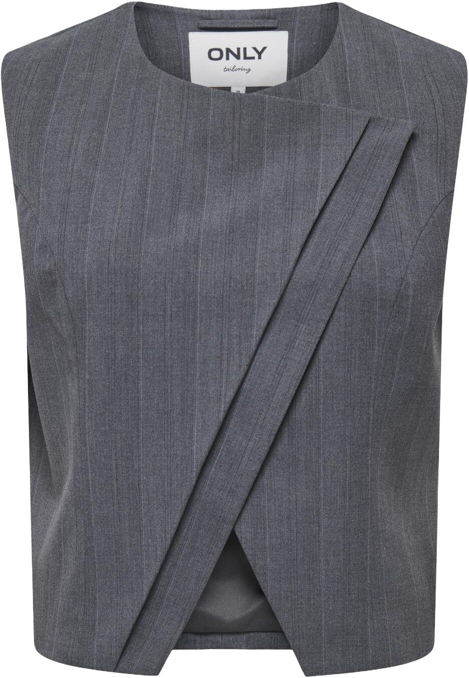 ONLJACKIE S/L PINSTR ASYM WAISTCOAT
