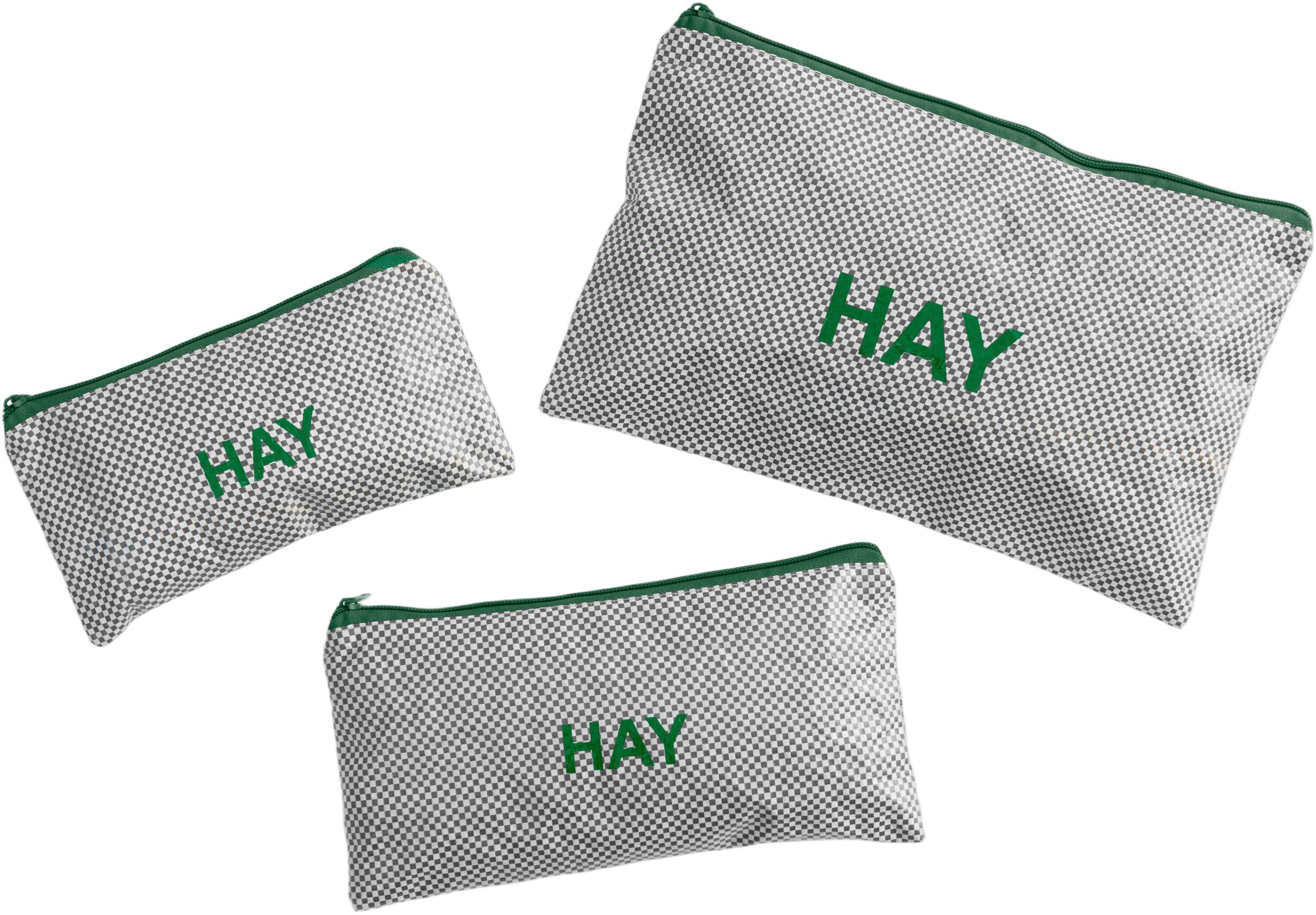 Candy Mono Wash Bag-Flat Set of 3-G