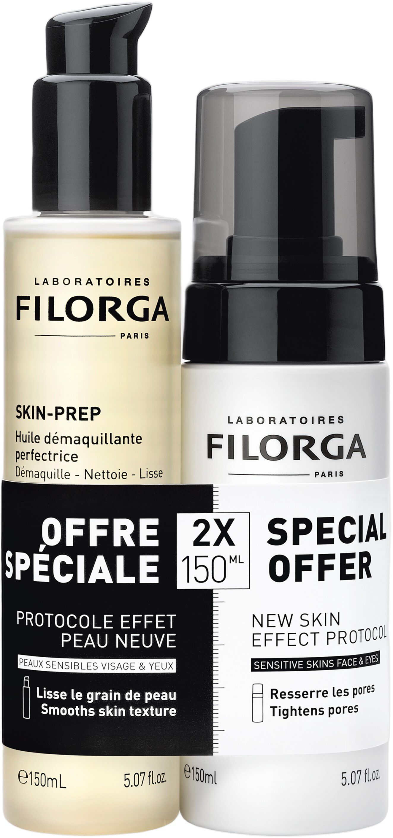 Filorga Filorga Skin-Prep Duo Cleansing Oil & Cleansing Foam 300ml