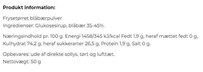 Bl&aring;b&aelig;rst&oslash;v UDG&Aring;R