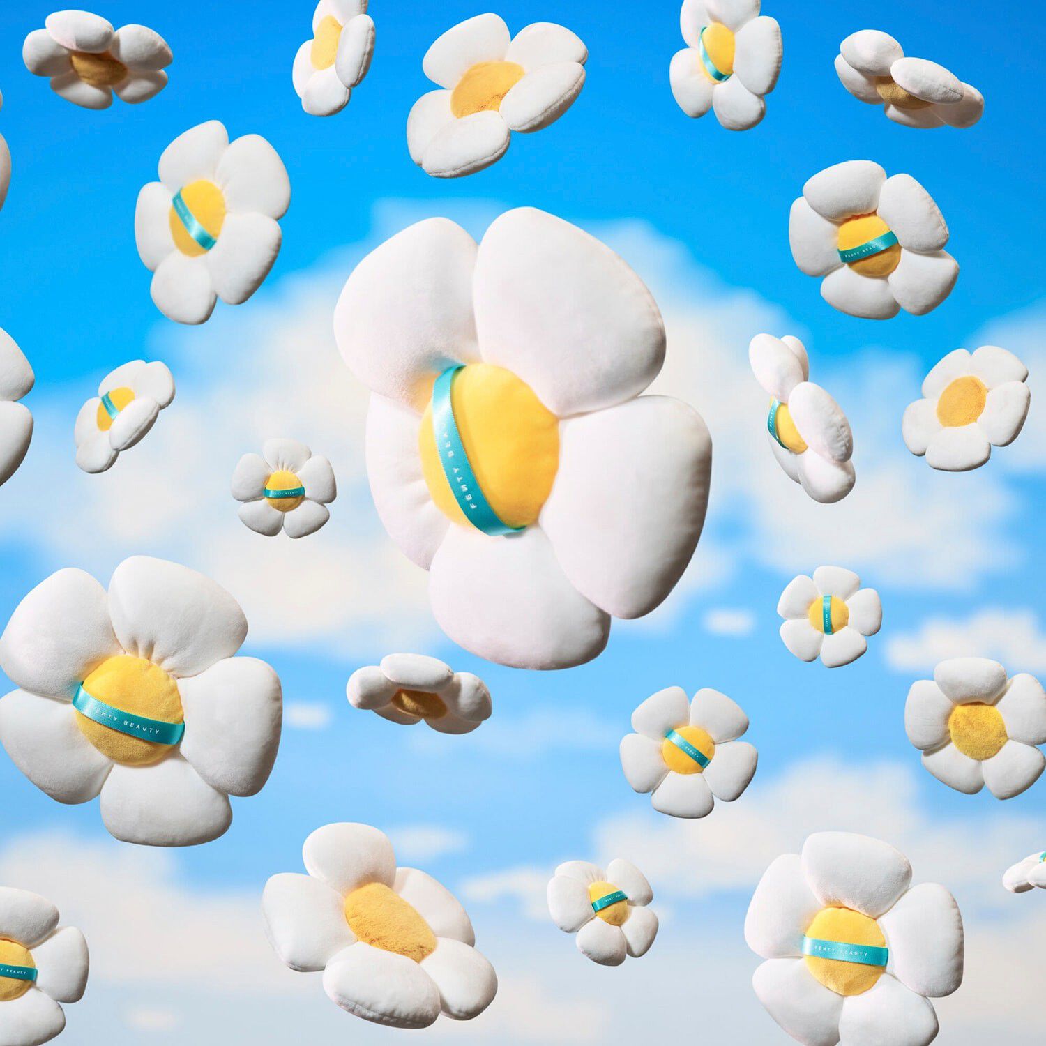 Fairy Bomb Smurfette Daisy - Glitrende blomster-pudderkvast