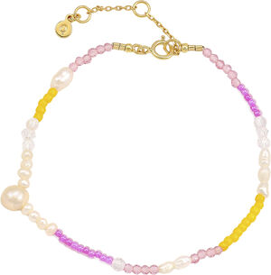 Pink rainbow armbånd