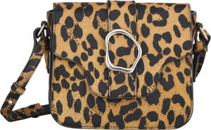 Leopa Leather Iris Buckle Bag