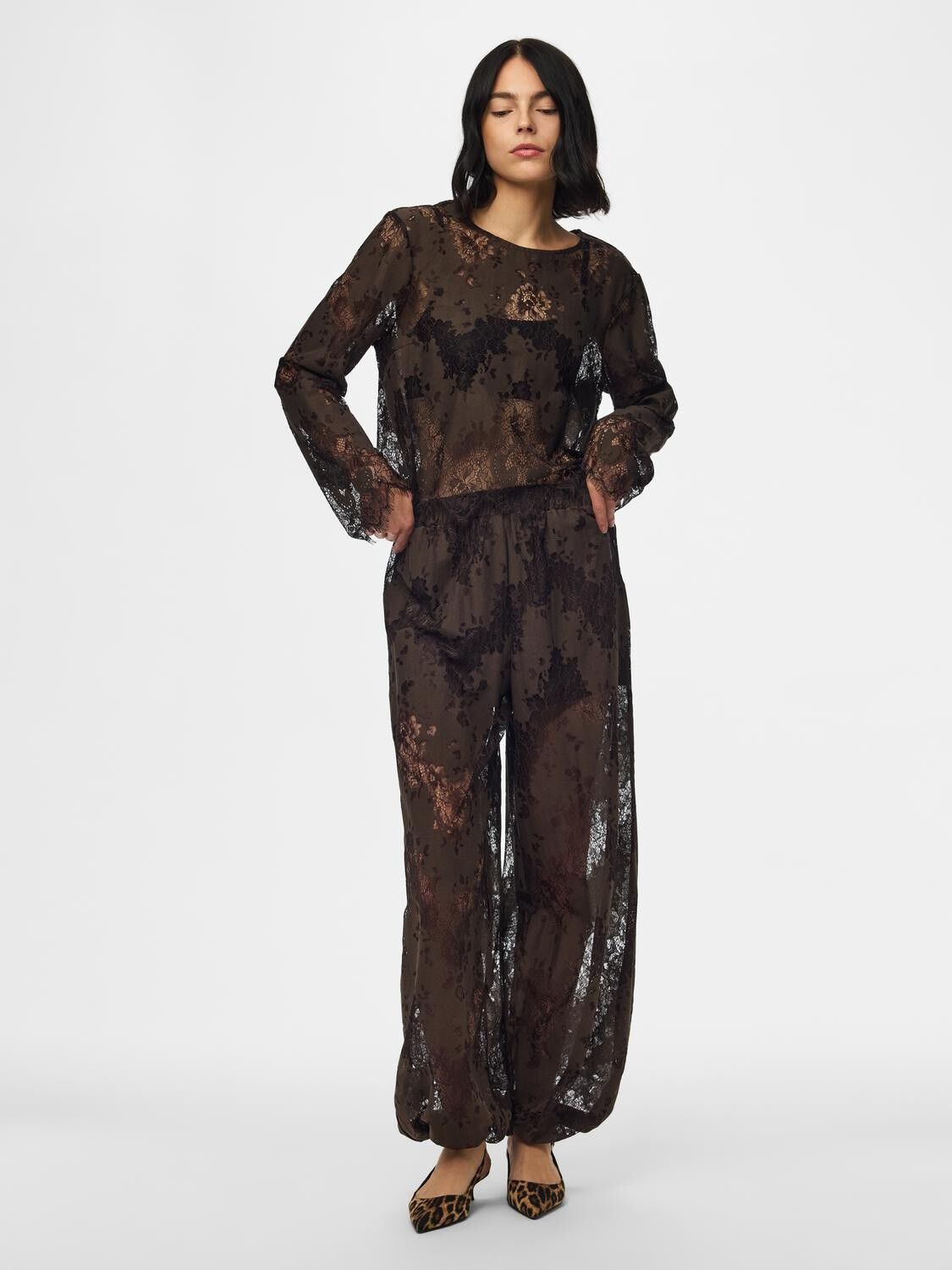 Pcnorinne Hw Balloon Pants Wvn
