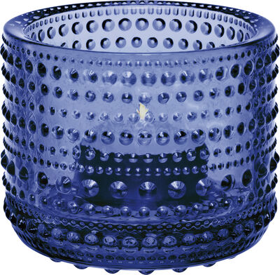 Kastehelmi 6,4 cm fyrfadsstage ultramarineblå