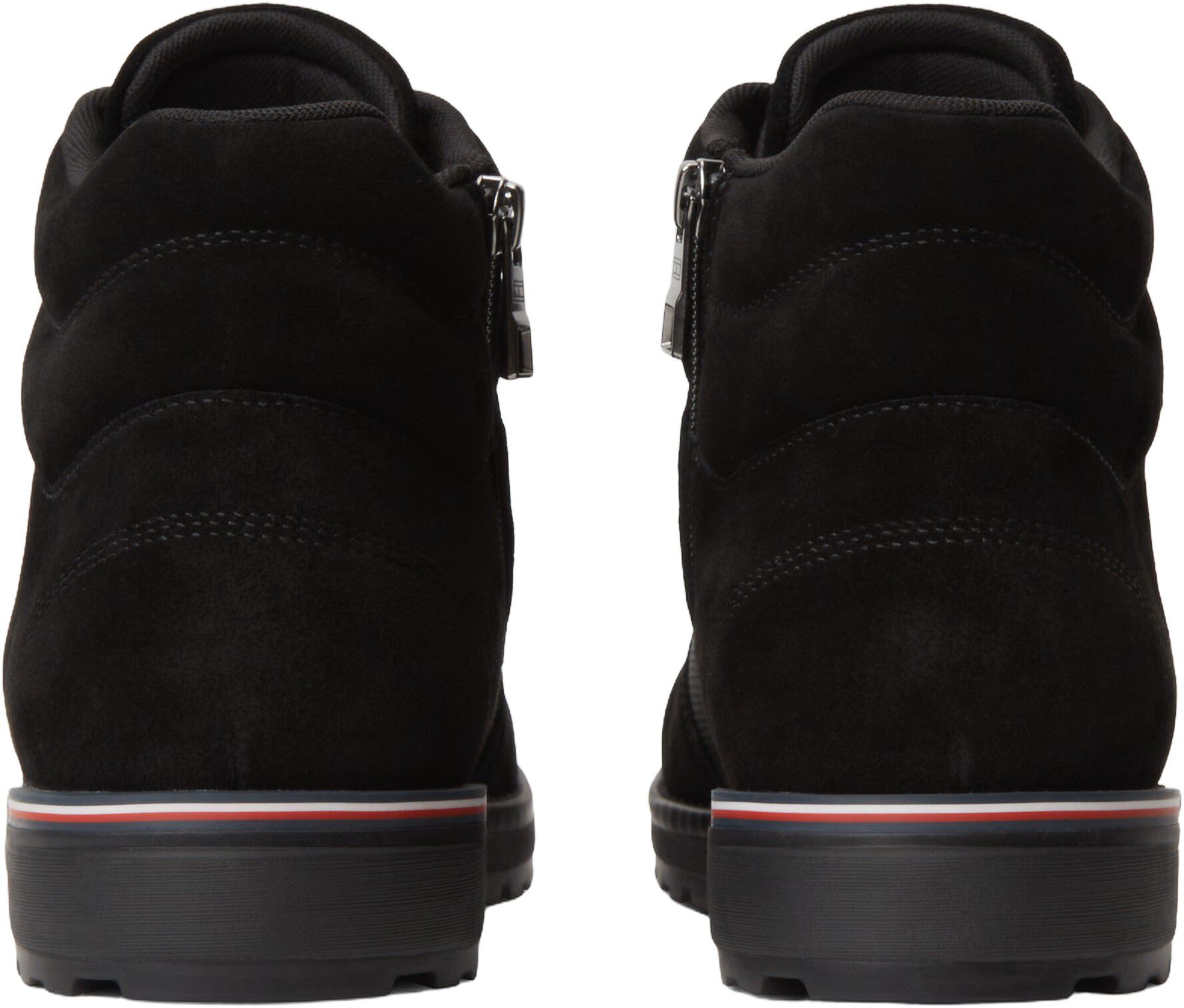Suede Outdoor Cleat Mesh Panel Boots
