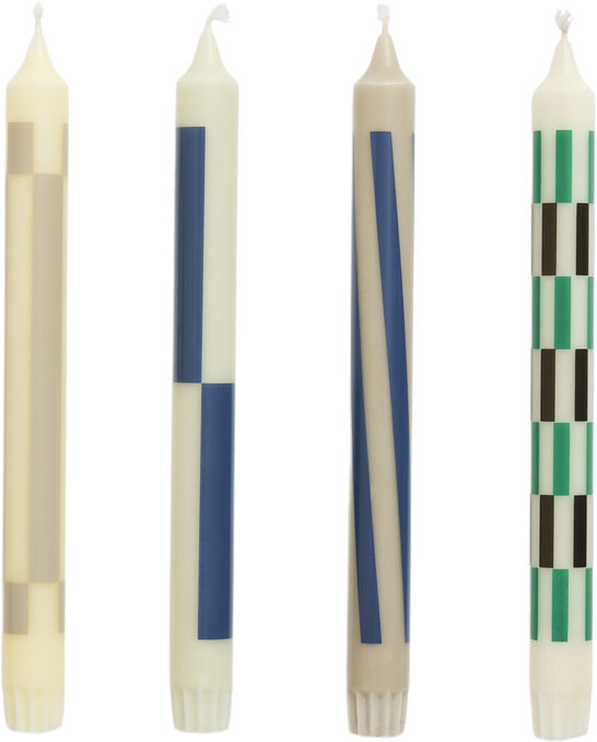 Pattern Candle - Set of 4