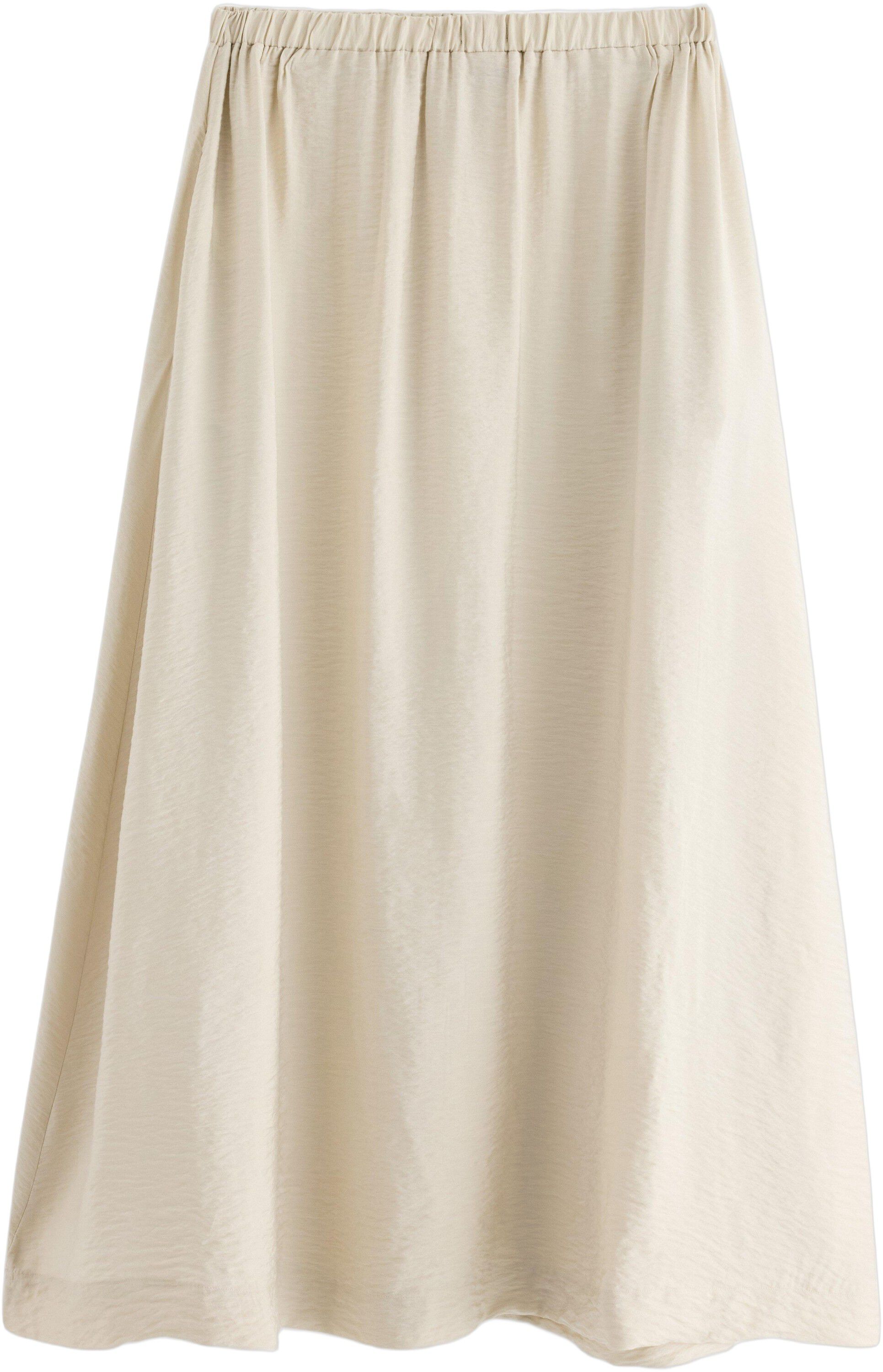 Woven maxi skirt in viscose with a
