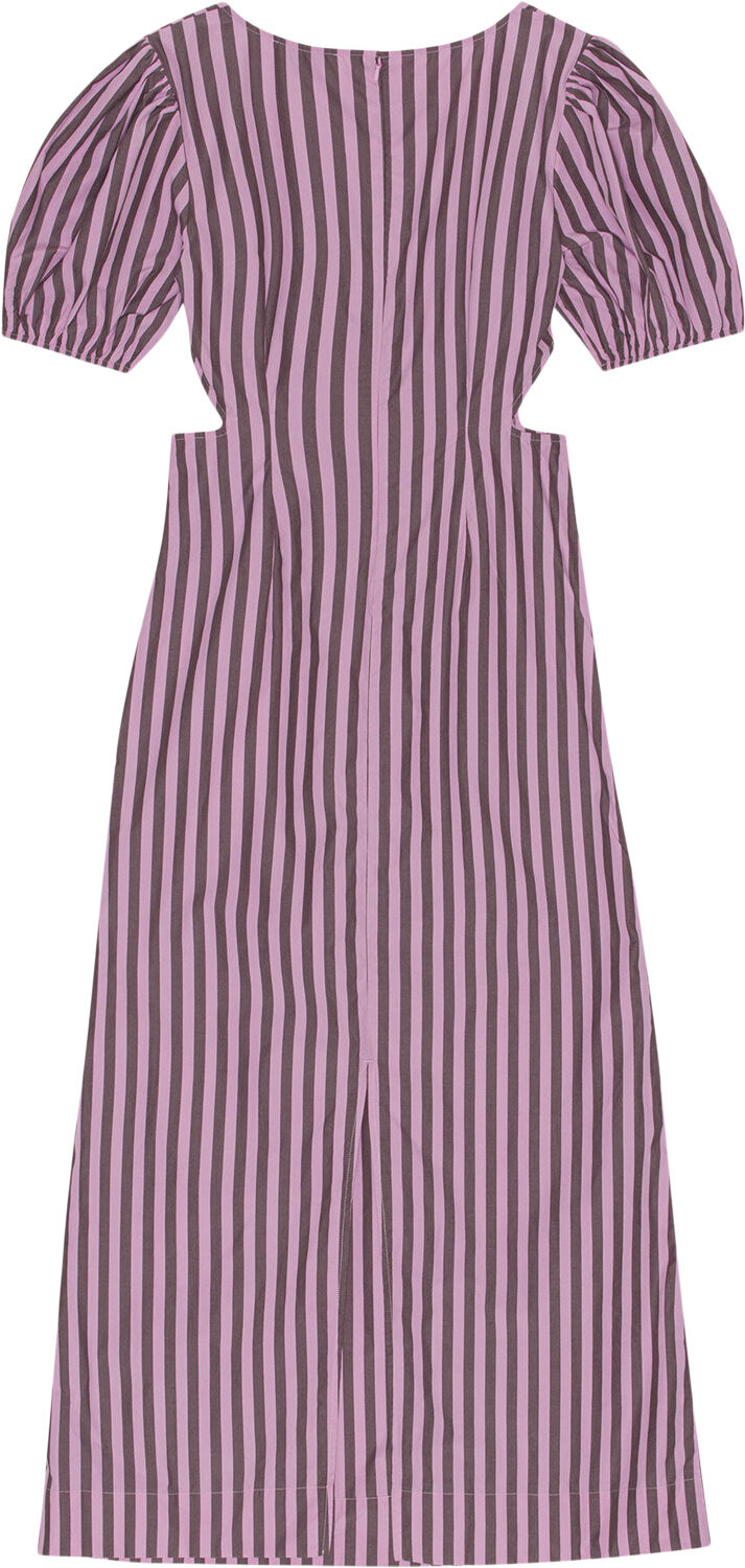 Stripe Cotton Cutout Dress