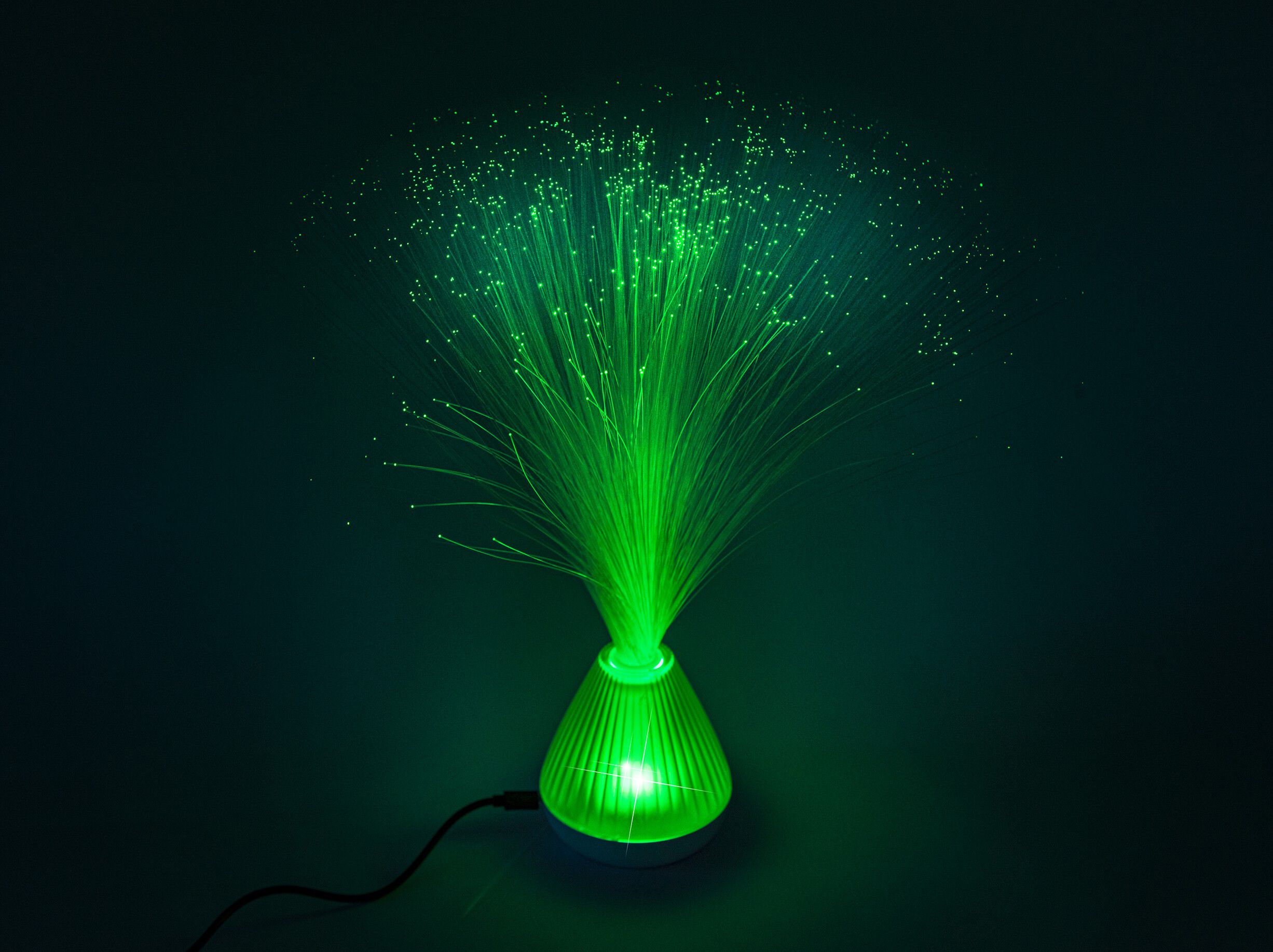 FIBEROPTISK LAMPE 33 cm