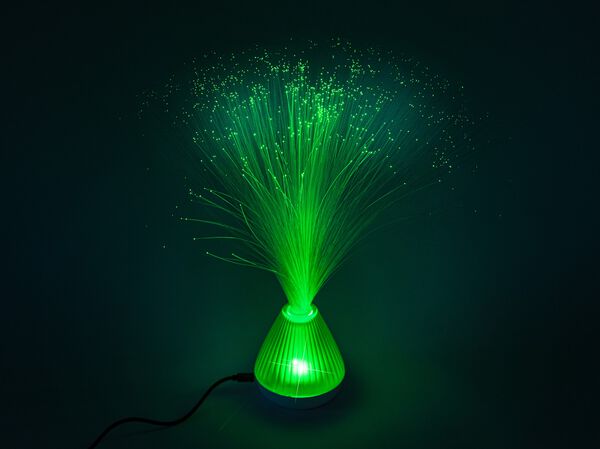 FIBEROPTISK LAMPE 33 cm