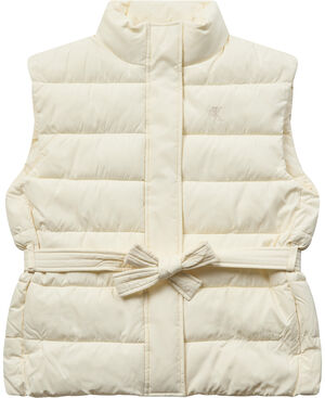 BELTED PUFFER VEST