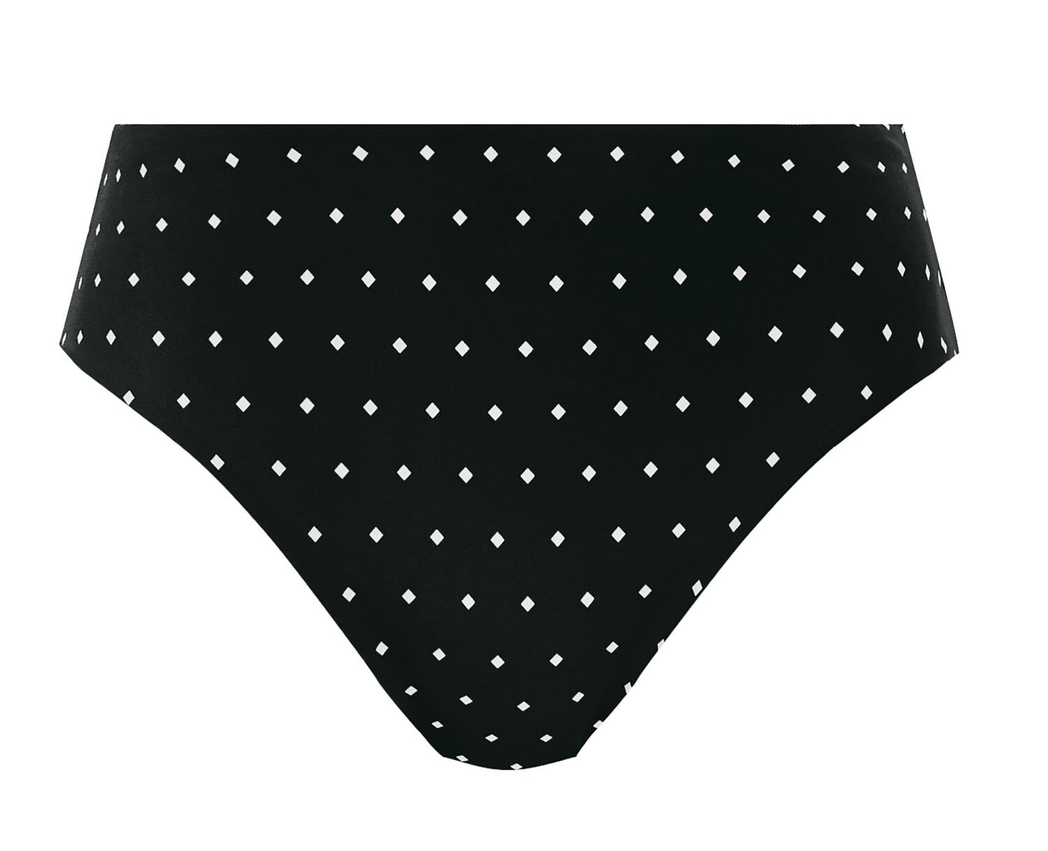JEWEL COVE high waist bikini brief AS7236BLK