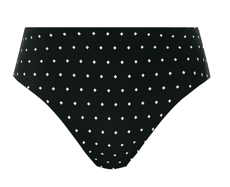 JEWEL COVE high waist bikini brief AS7236BLK