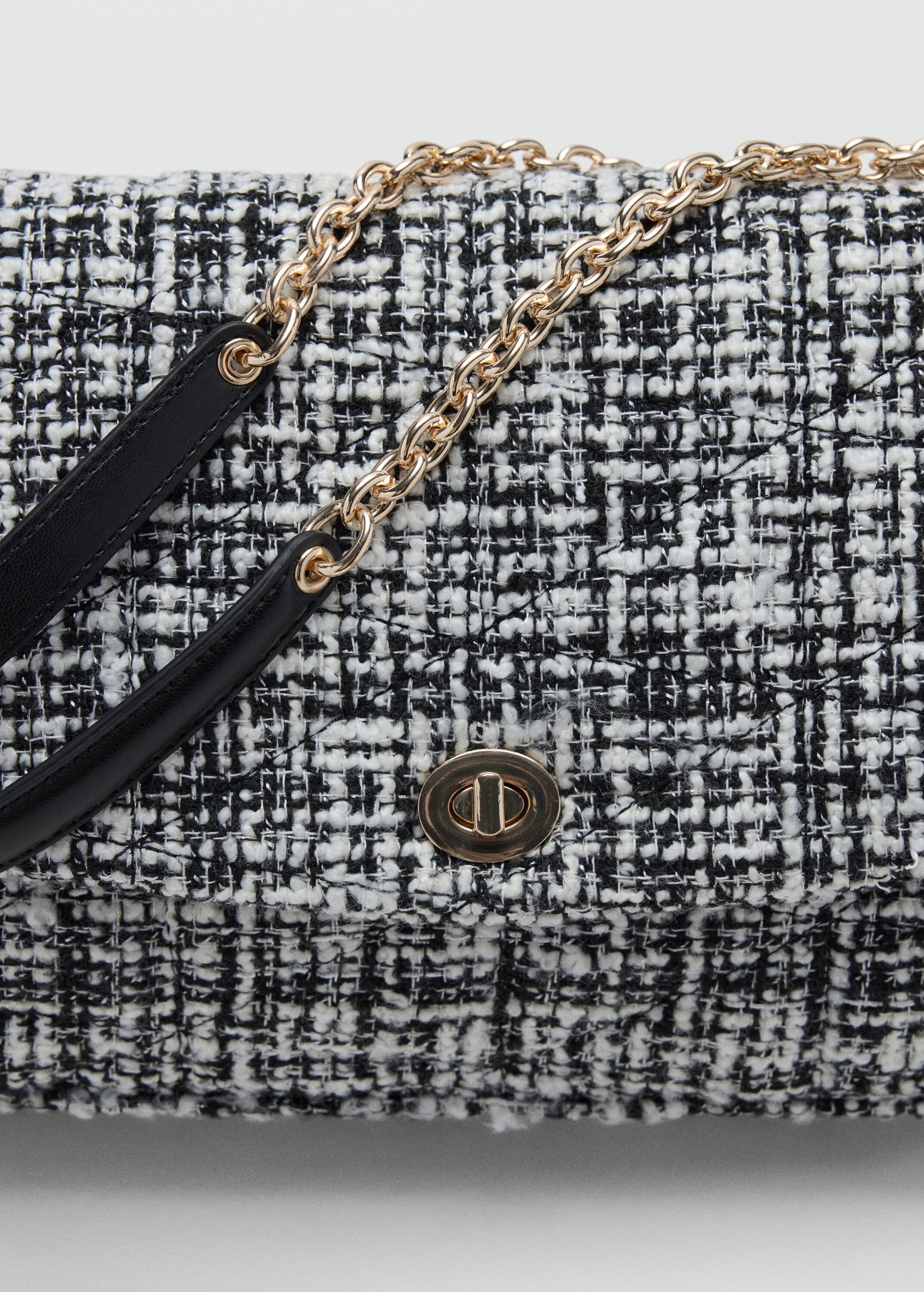 Large tweed handbag