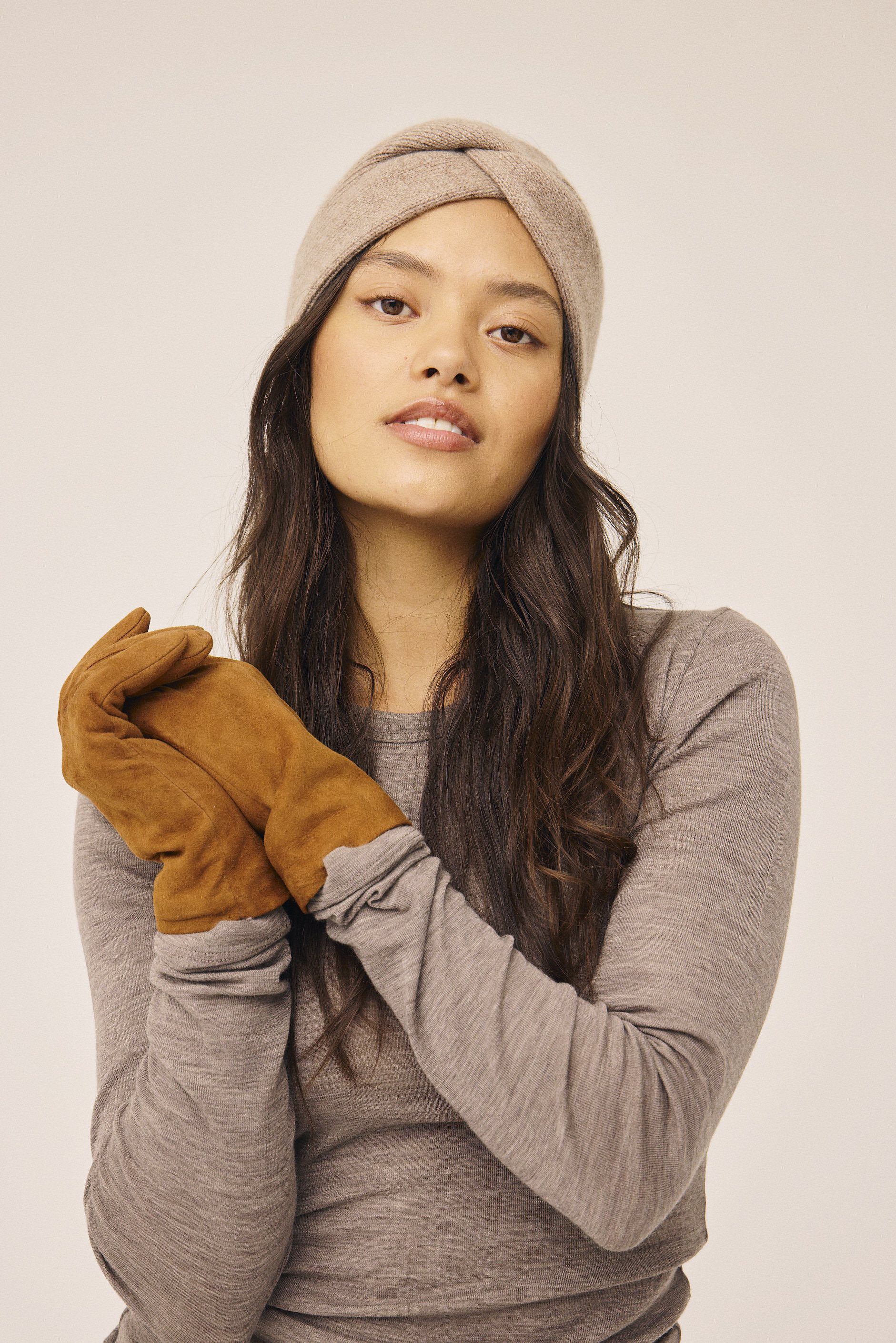 Maya 4 Ruskinds handske - 100% ruskind LWG